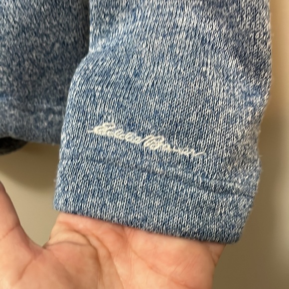 Eddie Bauer Blue Radiator Fleece Long Full Zip Jacket with Hood women’s S - Picture 8 of 10